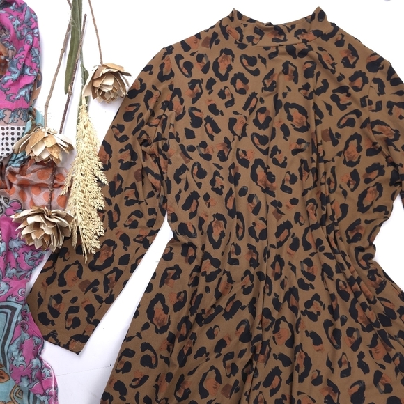 Susan Graver Lepoard Print 2XP Dress - Picture 9 of 10